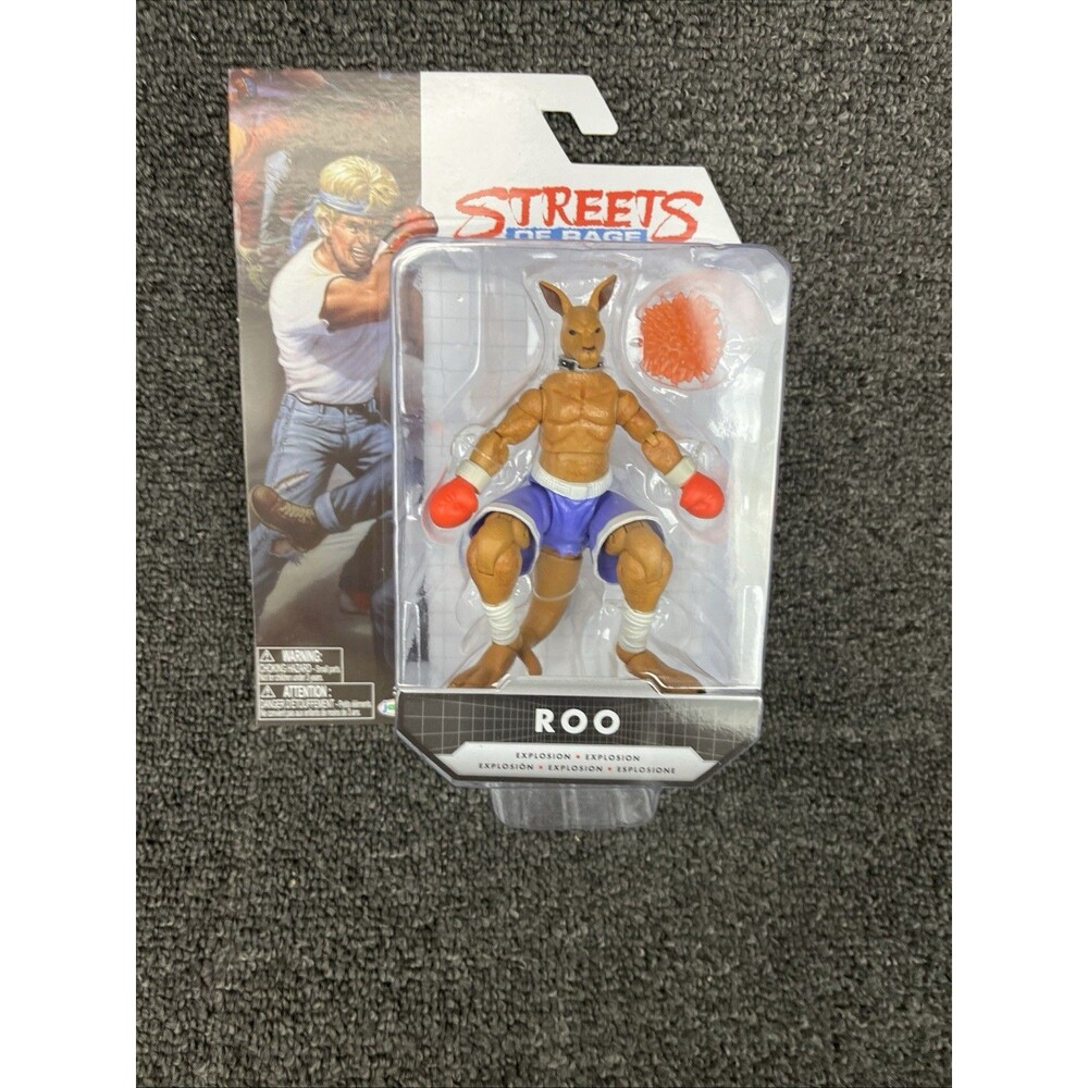 STREETS OF RAGE ROO Action Figure – NEW Sealed – JAKKS Pacific – Sega